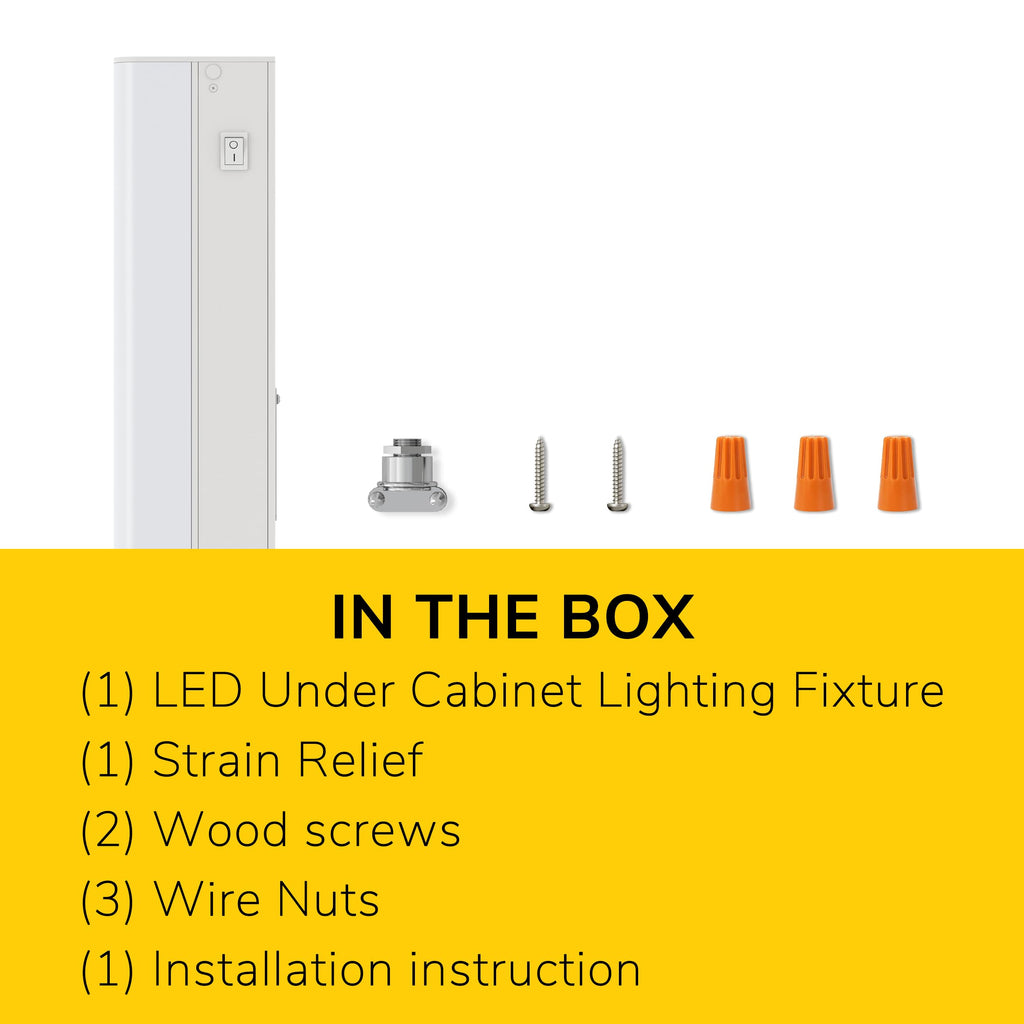 Hardwired Only LED Under Cabinet Light
