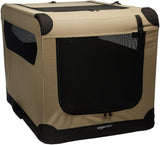 Portable Folding Soft Dog Crate, Double Door, Collapsible Travel Kennel, Easy to Assemble, Medium