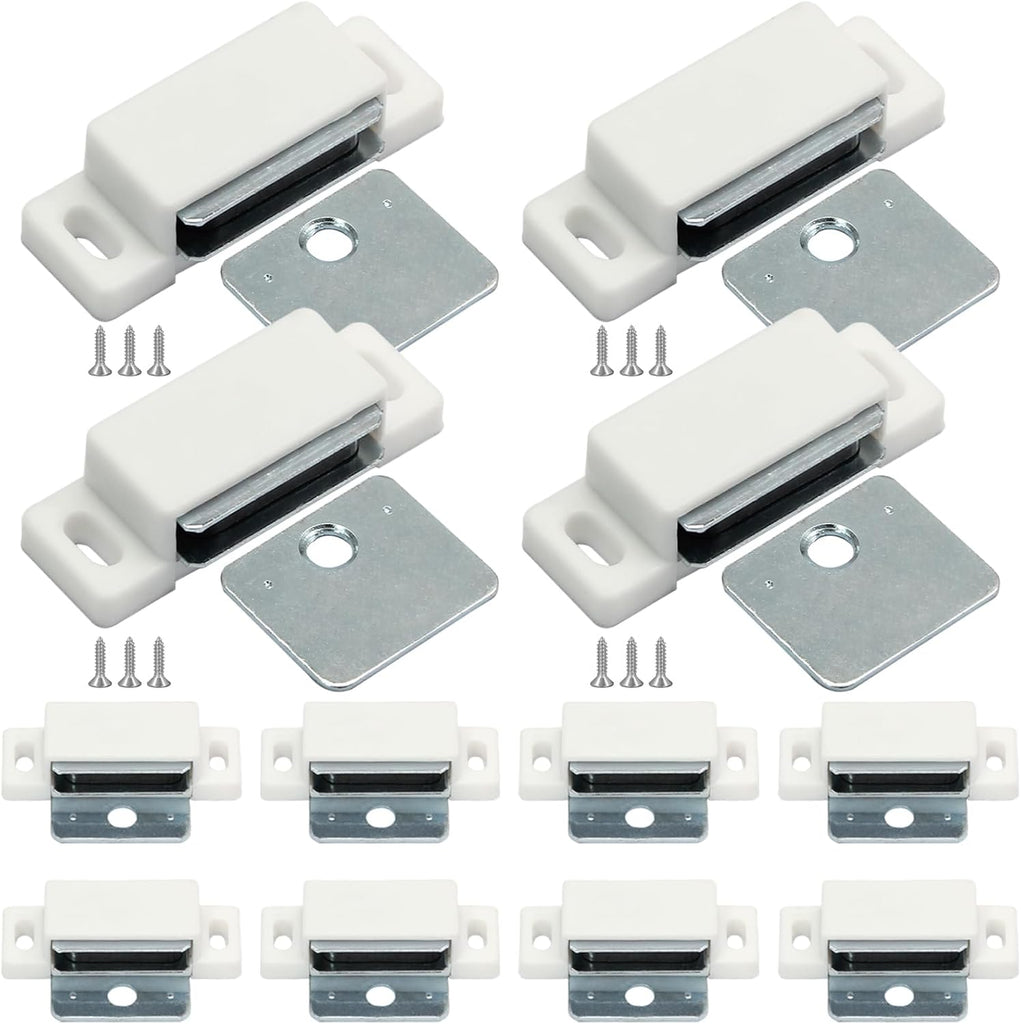 12Pcs Cabinet Door Magnets Catch Magnetic Door Catch, Magnetic Shutter Hardware Drawer Magnet Latch Cabinet Magnets for