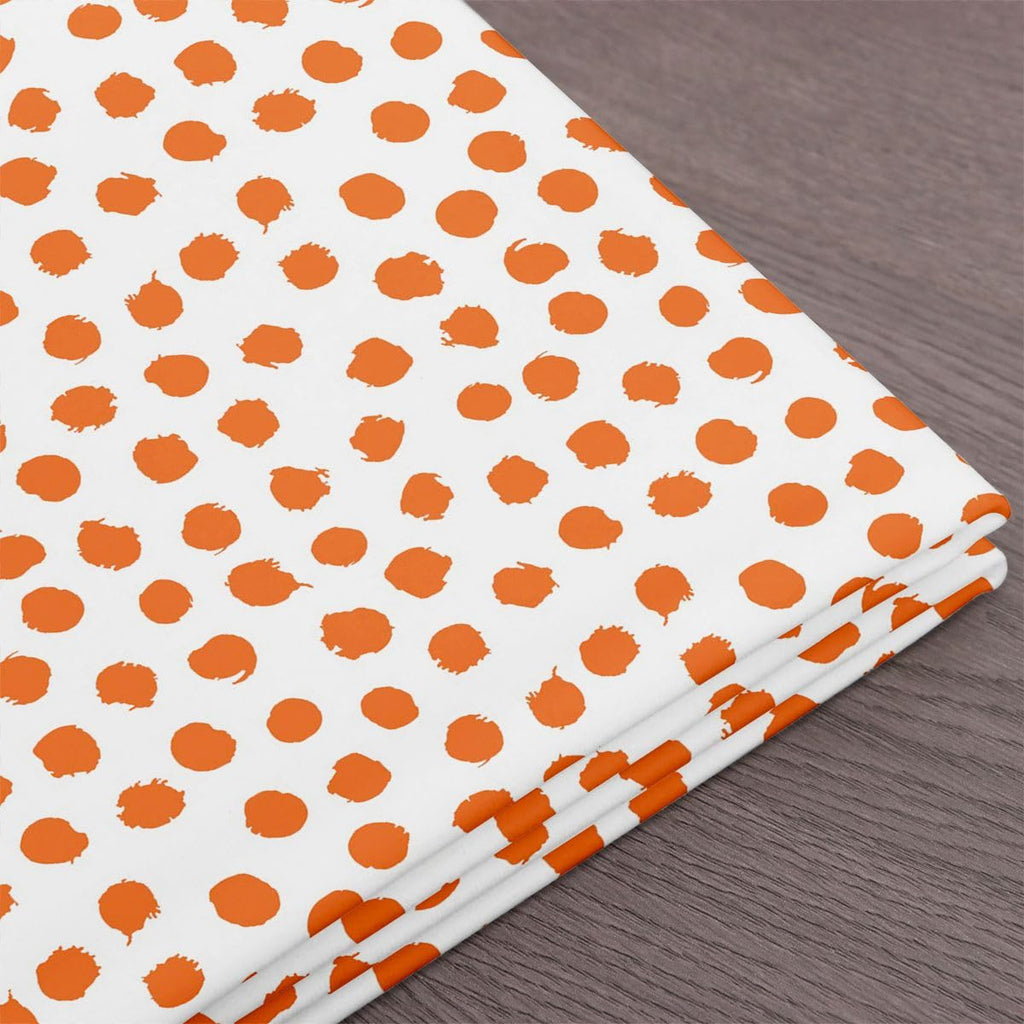 Brush Stroke Soft Not Stretchy Decor Polka Dots Fabric by The