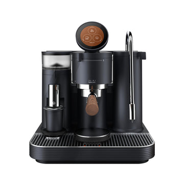 Dual Boiler Espresso Machine with Grinder and Built-In Dual Scales