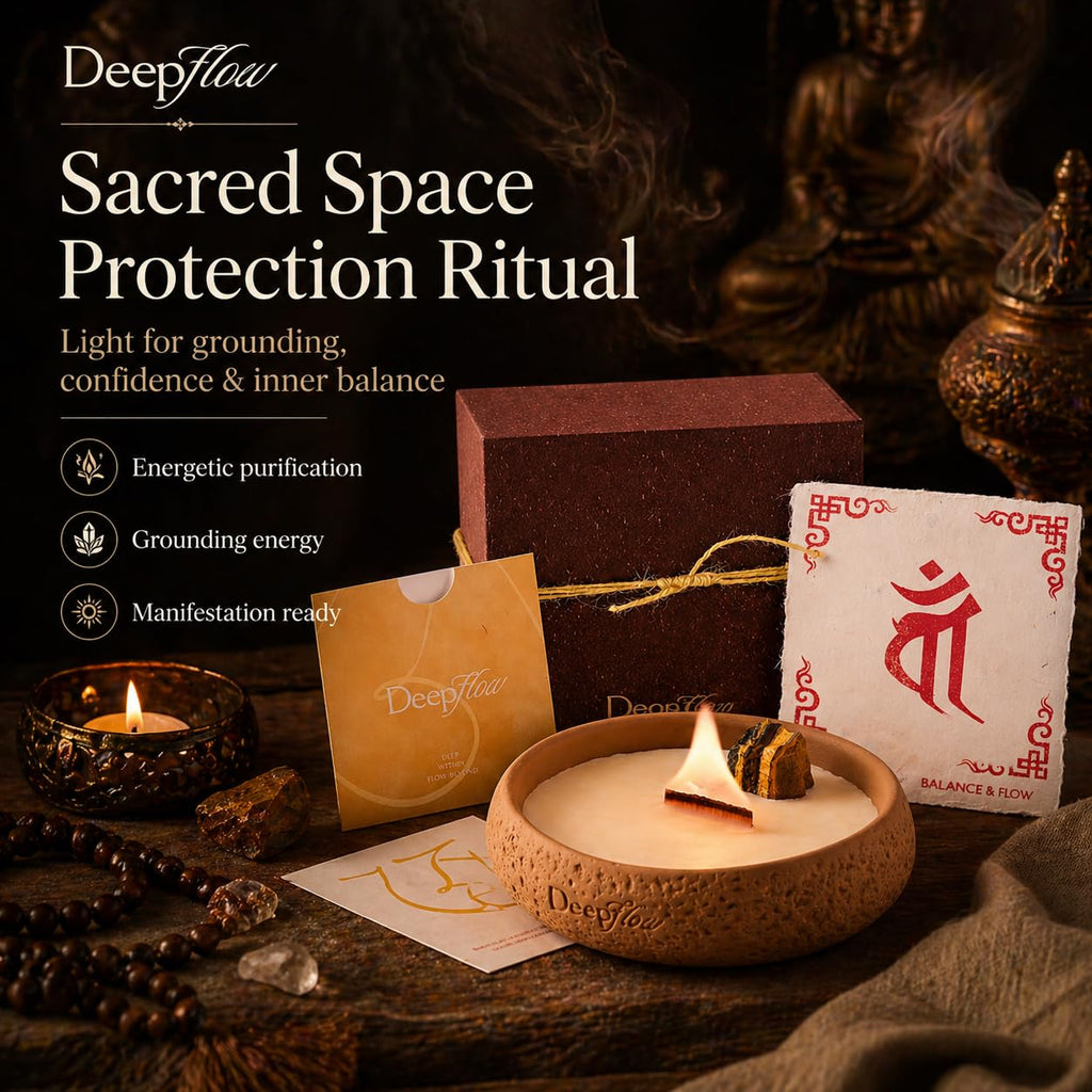 Tiger's Eye Luxury Protection Candle - Jangchub Gold Ritual, Confidence & Grounding Scented Candle for Manifestation