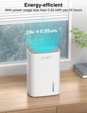 Small Dehumidifier for Home, 30oz Quiet Mini Dehumidifier for Bathroom, Bedroom & Closet