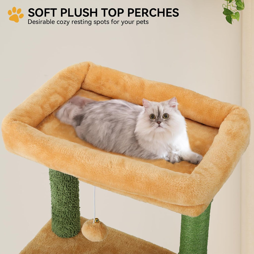 Tall Cactus Cat Tree Tower