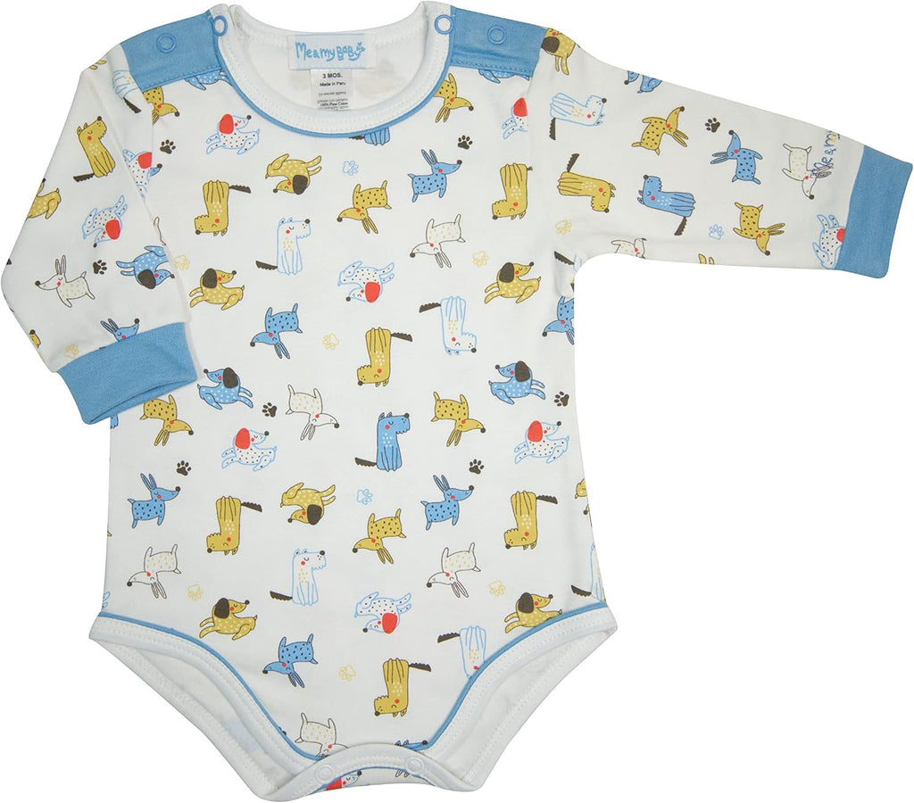 Me & My Baby Piece Baby Boy Set - Doggies Print - Pima Cotton - By Iky Store