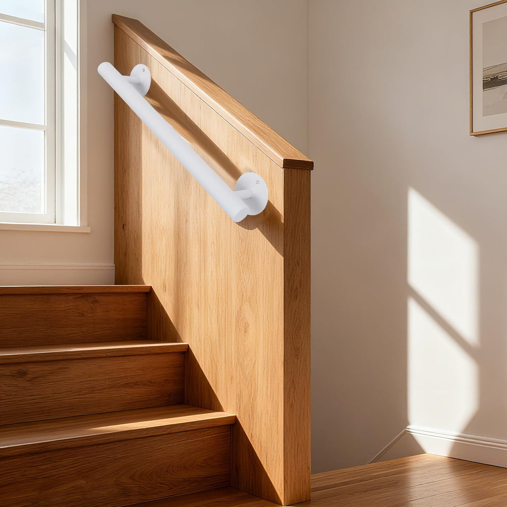 1.6 FT Wall Mount Handrails for Indoor Stairs, 19 Inch Pipe Hand Rail