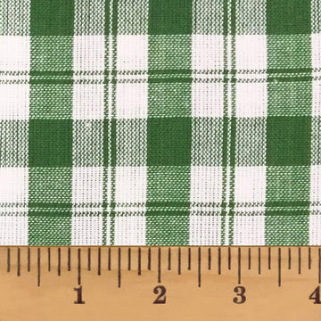 Perfect Green 6 Cotton Homespun Plaid Fabric by - Sold by The Yard