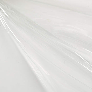 30 Gauge Clear Vinyl in 5 Yard Roll, Fabric by the Roll