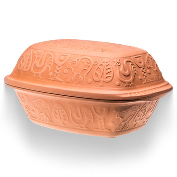 Romertopf Clay Roaster | Non-Stick Dutch Oven | Healthy Pot Cooking | Clay Baker | Versatile Cooking Vessel - 4.2