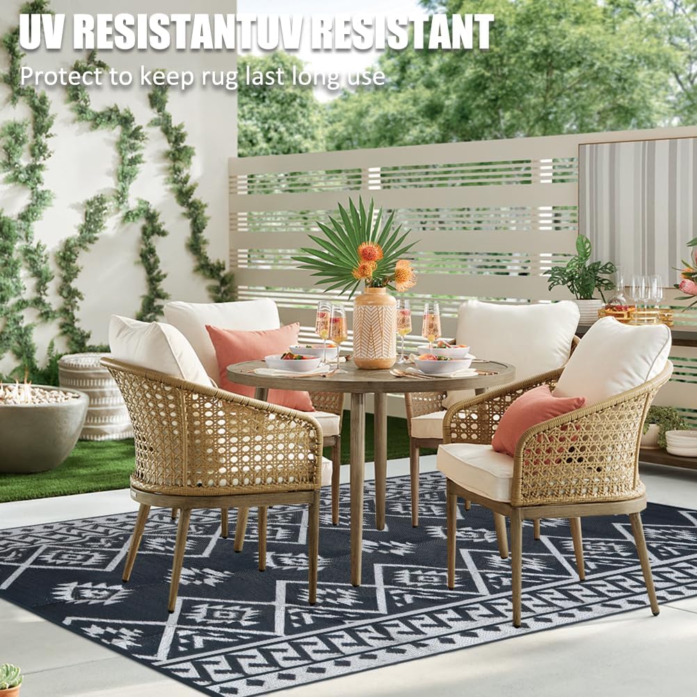 Outdoor Rug Waterproof Outdoor Carpet Plastic Patio Rug