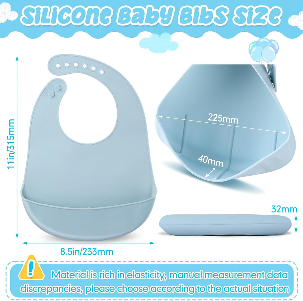 Silicone Bibs Waterproof Silicone Baby Bibs