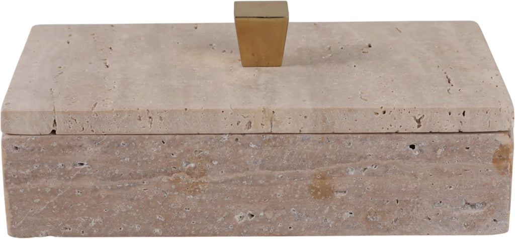 Decorative Box with Lid Decor - Sophisticated Storage Box and Home Organizer for Accessories - Perfect Keepsake