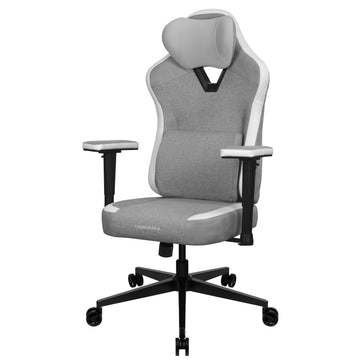 Fabric Gaming Chair, Memory Foam, Loft Light Grey
