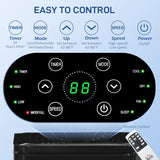 8000 BTU Portable Air Conditioner, for Rooms Up to 344 Sq. Ft., 3-in-1 Portable AC Unit with Dehumidifier