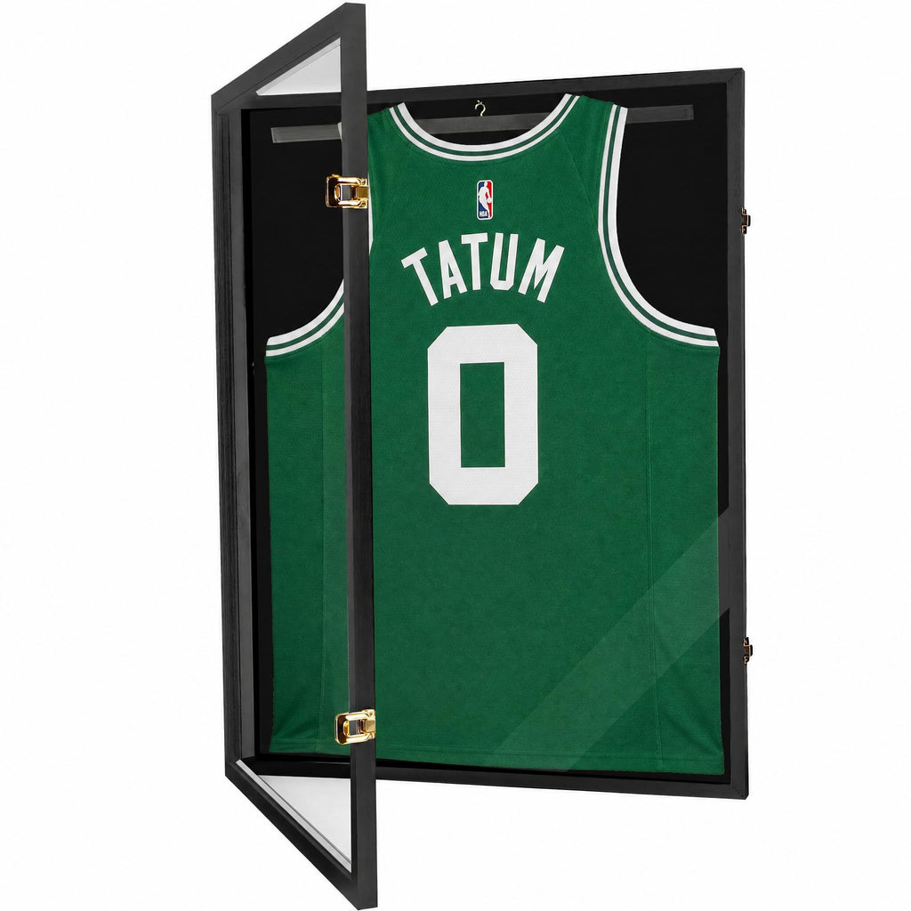 Jersey Frame Display Case, Jersey Shadow Box with 98% UV Protective Acrylic Door for Football, Basketball, Baseball