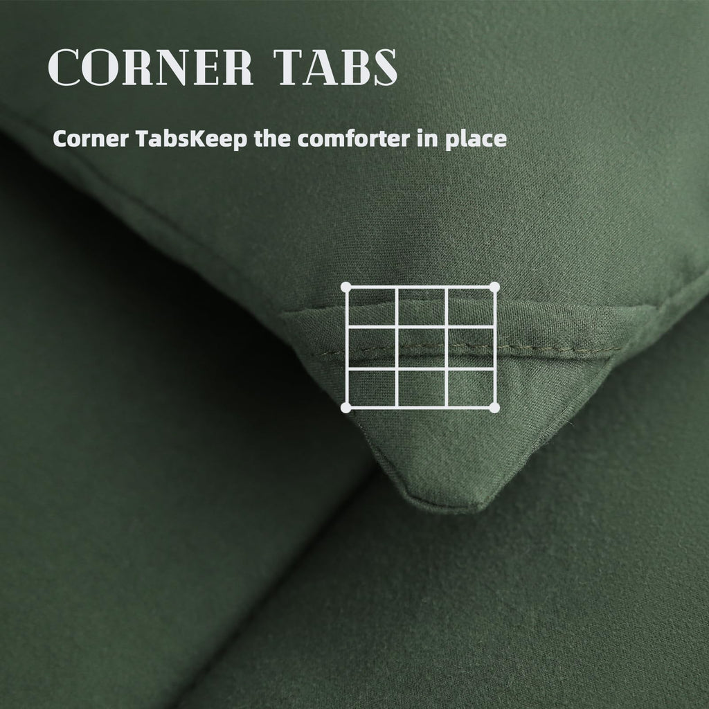 Comforters King Size, Green Duvet Insert, Lightweight Quilt