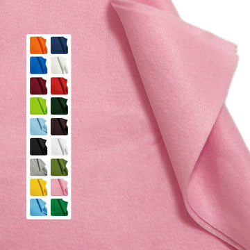 Baby Pink Felt Fabric 36" x 18" 1.6mm Thick Craft Felt Sheet