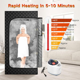 Sauna Box,Portable Steam Sauna Tent for Home,Personal Sauna Room with Remove Control,at Home Sauna Full Body,1200W 3L