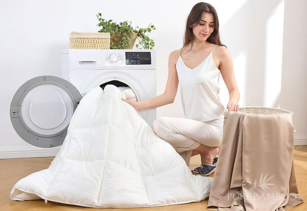 Duvet Insert King (106x92 in) - Ultra Soft Quilted Duvet Insert with 8 Corner & Side Loops, Double S