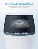 Portable Washing Machine, 0.9 cu. ft with 6 Cycles, Drum Clean, Quick, Stainless Steel Tub, Transparent Lid, LED