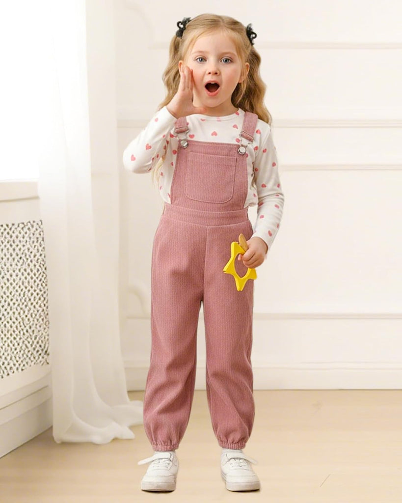 Toddler Baby Girl Clothes Fall Winter Overall Jumpsuit Set