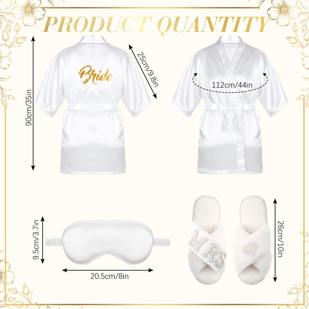 12 Pieces Bride To Be Gifts Set, White