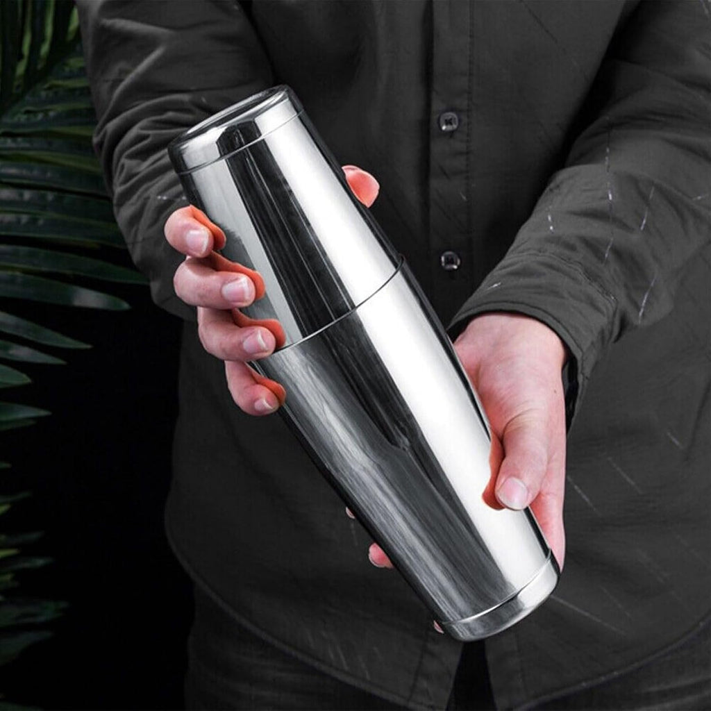 Cocktail Shaker Boston Shaker Set Professional Bartender Kit Bar Stainless Steel Drink Shaker Bartending - Set of 8