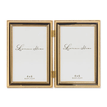 Classic Bead Frame, 4x6 Double, Gold