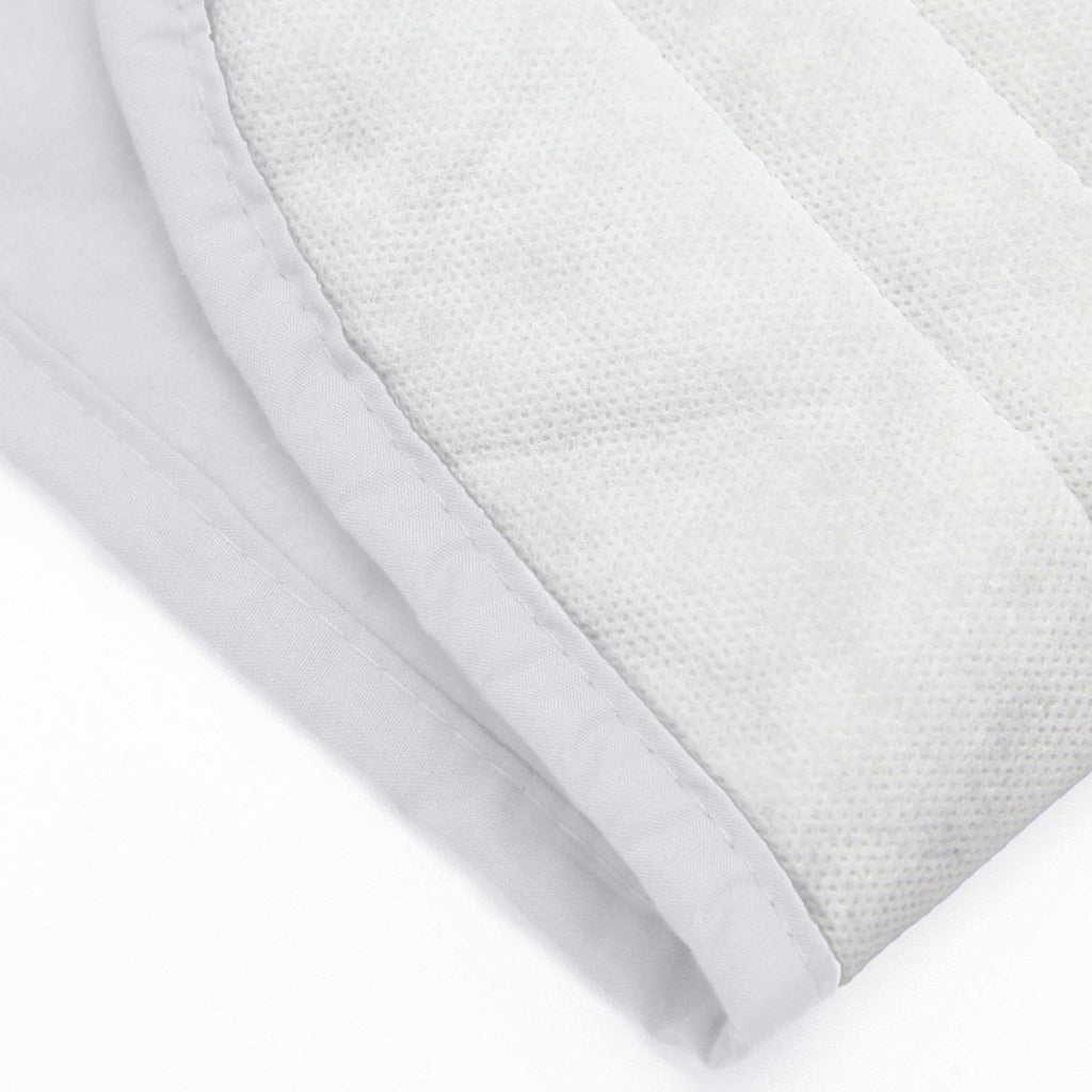 Tailored Bed Skirt Blended Quilted-Hang Down Feeling Enhancement Wrap Around Thick Bed Skirt, Dust-Proof, Wrinkle Fade