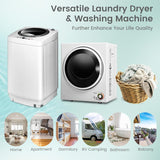 Washer and Dryer Combo Set, 8Lbs Capacity Portable Washing Machine with 6 Wash Programs and 1.5 Cu.Ft. Tumble Laundry