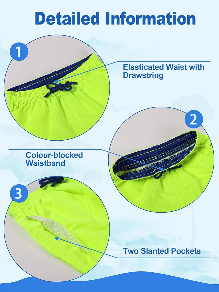 Boys Swim Trunks Boys' Fun Beach Board Shorts