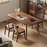 Solid Wood Extendable Dining Table for 4-8 People with Seamless Extension from 47.2 to 63 Inches, Easy Assembly