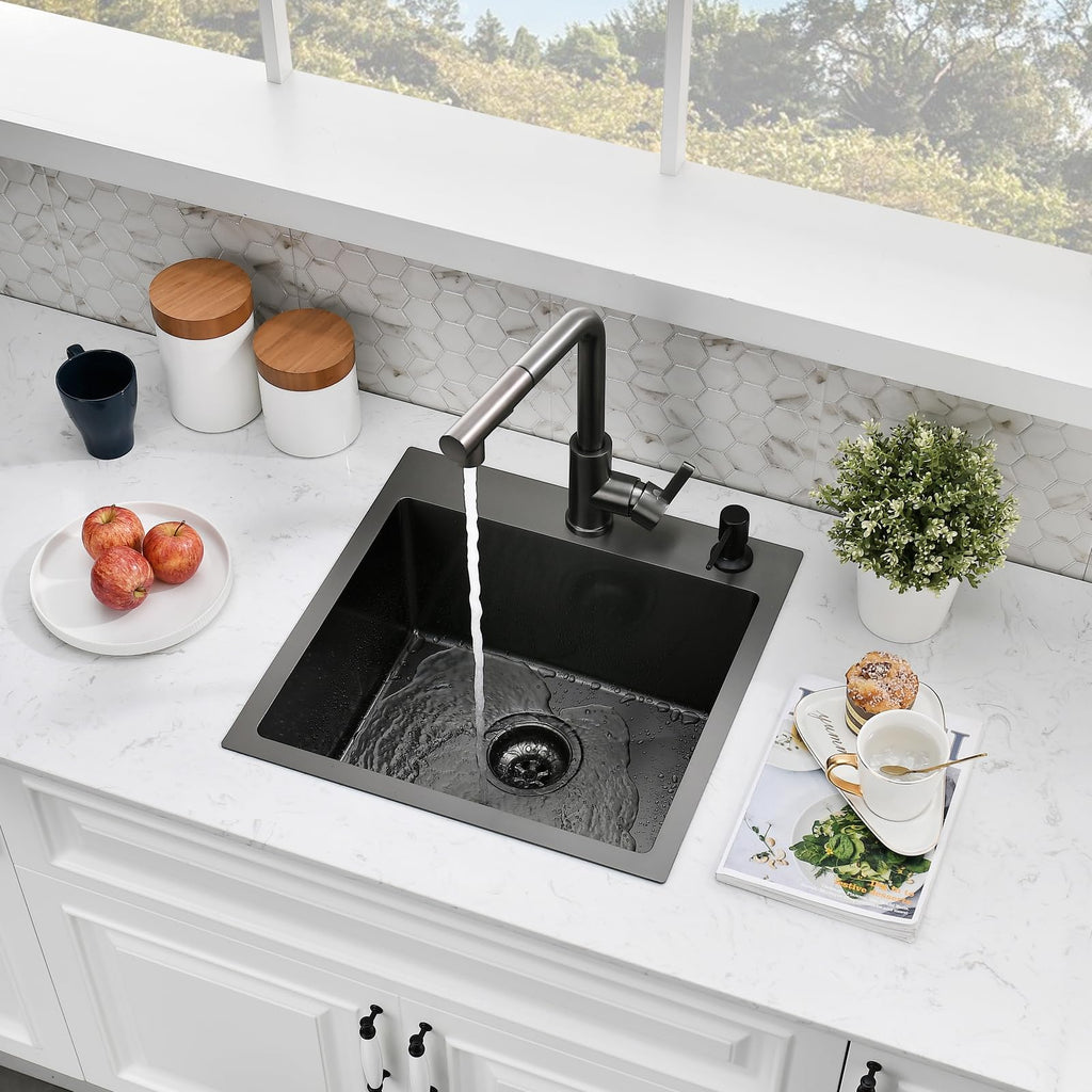18x18 Drop In Bar Sink with Faucet