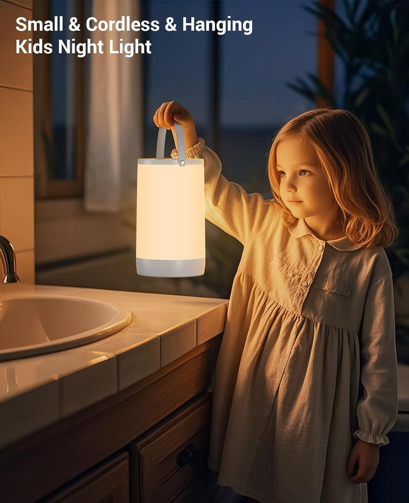 Rechargeable Bedside Night Light, Dimmable Touch Lamp Nursery
