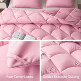 Lightweight Twin Comforter Set with 1 Pillow Sham - 2 Pieces Set