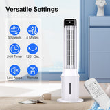41" Portable Air Conditioners, 120° Oscillating Cooling Fans that Blow Cold Air with 24H Timer,4 Modes&3 Speeds