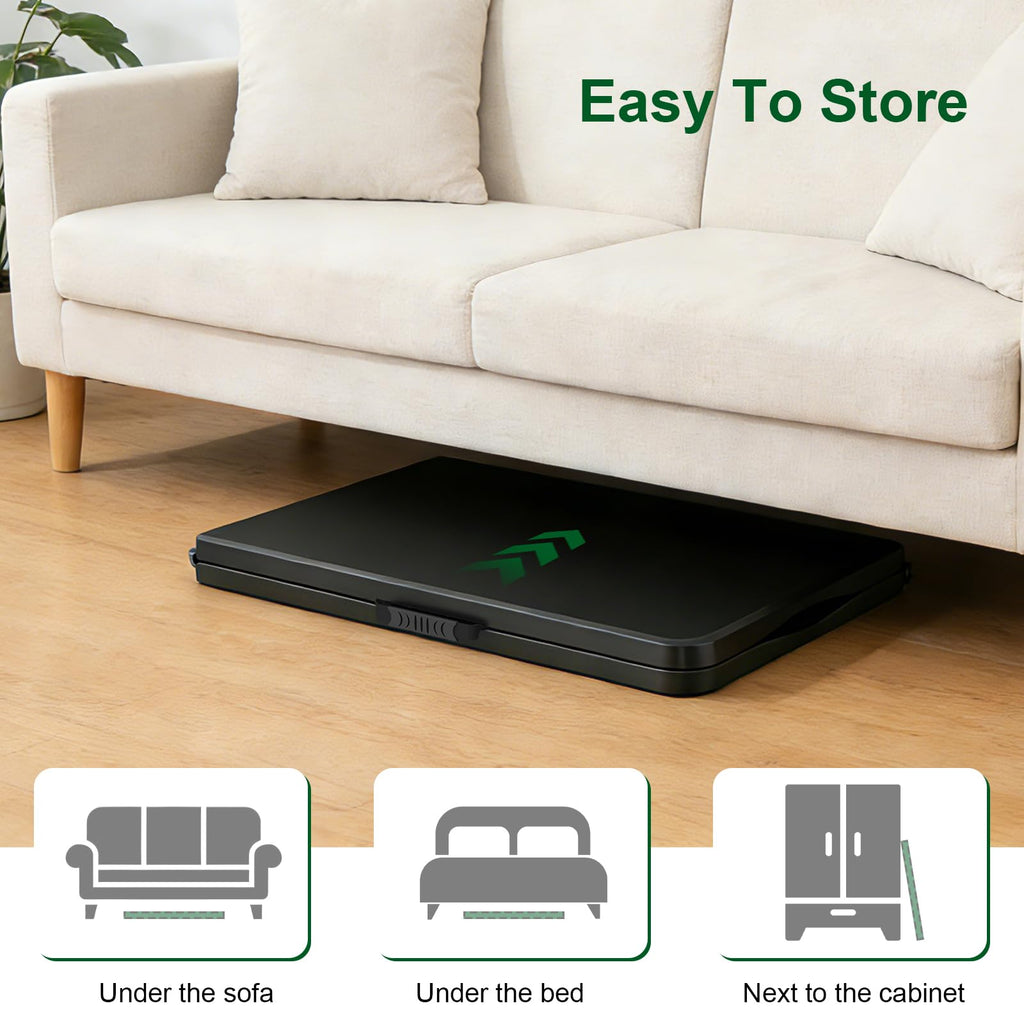 6FT Black Folding Table for Camping, Parties, Meeting, Picnic