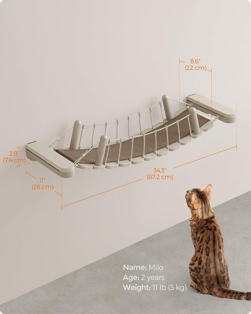 Cat Wall Furniture, Set of 1, Replaceable Washable Parts
