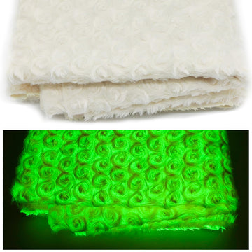 Glow in The Dark Fabric, Glow Fabric for Sewing Clothes, Luminous Polyester Fabric for Lighted Fabric for