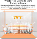 1200W Portable Dishwasher, 110V Compact Dish Washing Machine RV Dishwasher with Large Capacity Air Dry Function 3