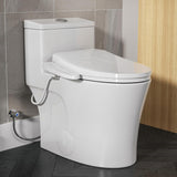 T0338W One Piece Toilet with Smart Seat, Elongated ADA Height Toilets with Heated Seat