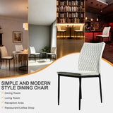 Lightdot Dining Chairs Set of 2, Velvet Comfortable Seats, Mid-Century Modern Living Room Chairs