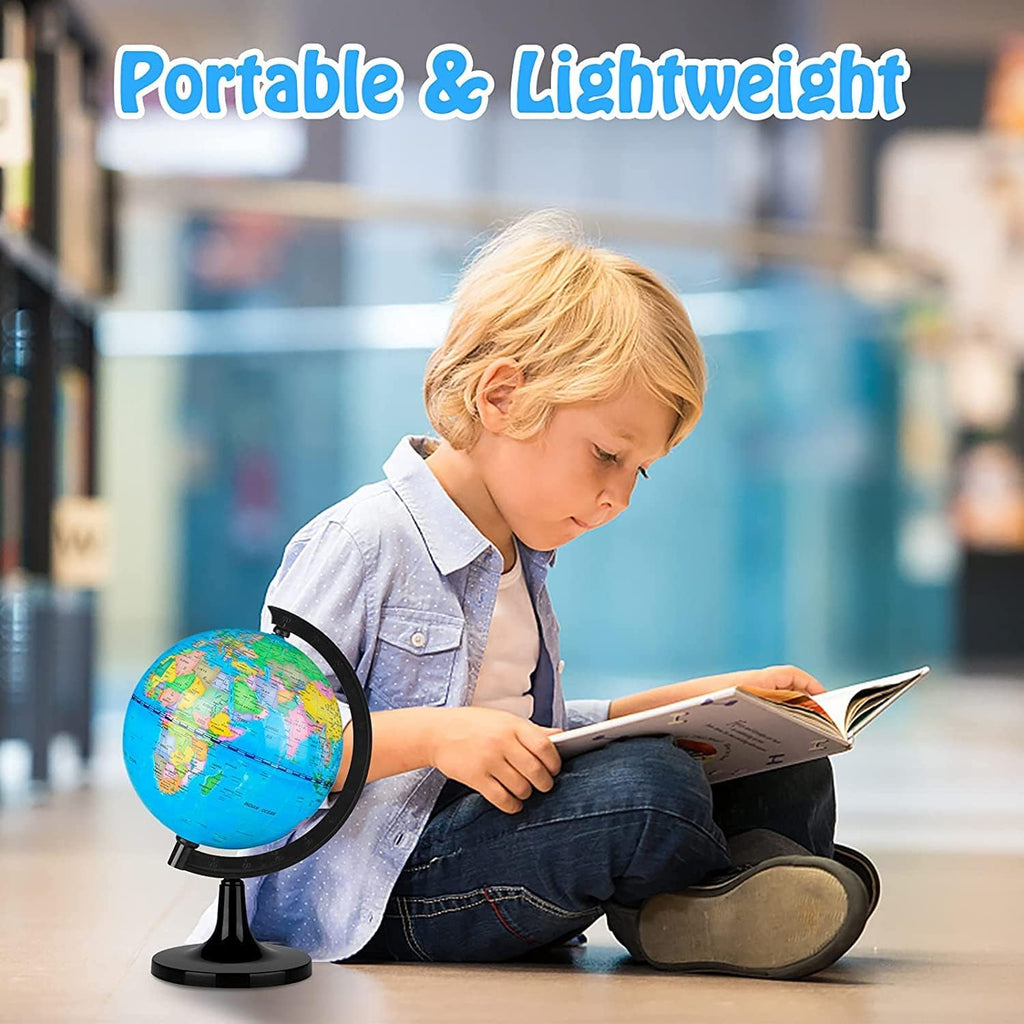 5.5" World Globe for Kids Learning