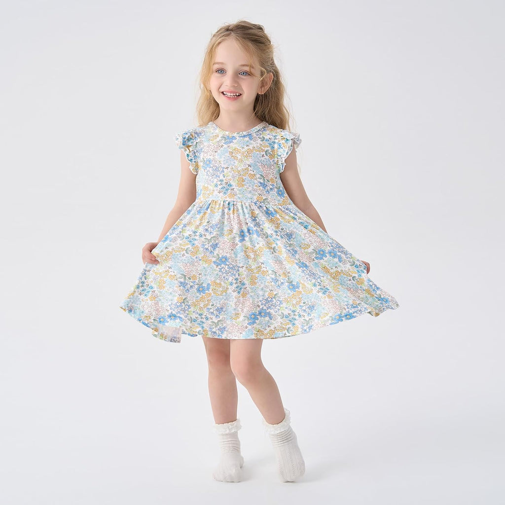 Baby Toddler Girl Viscose from Bamboo Dress Twirly Dresses