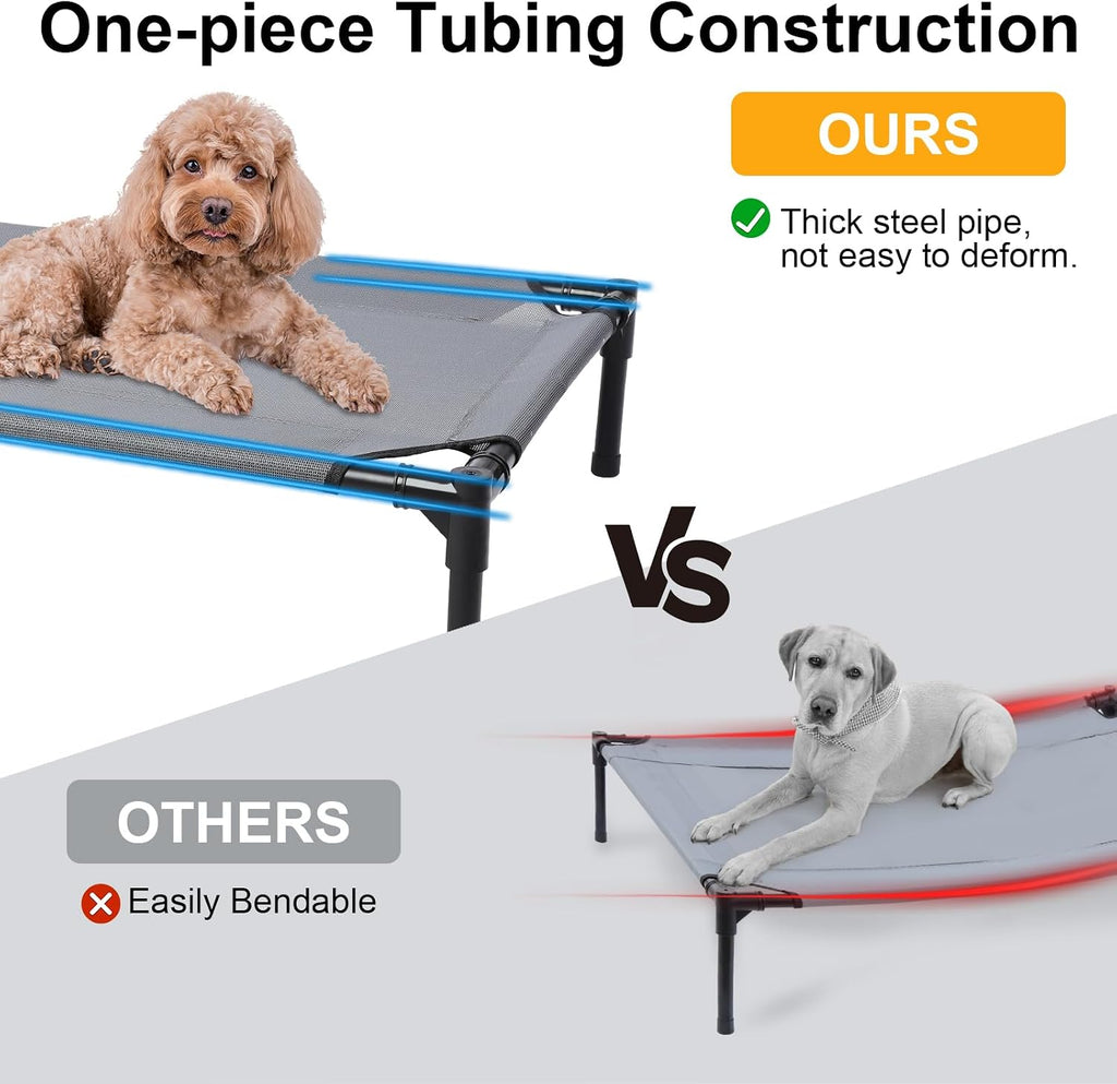 Outdoor Elevated Dog Bed, Raised Dogs Bed, Dog Cot, Dog Cooling Bed-Small