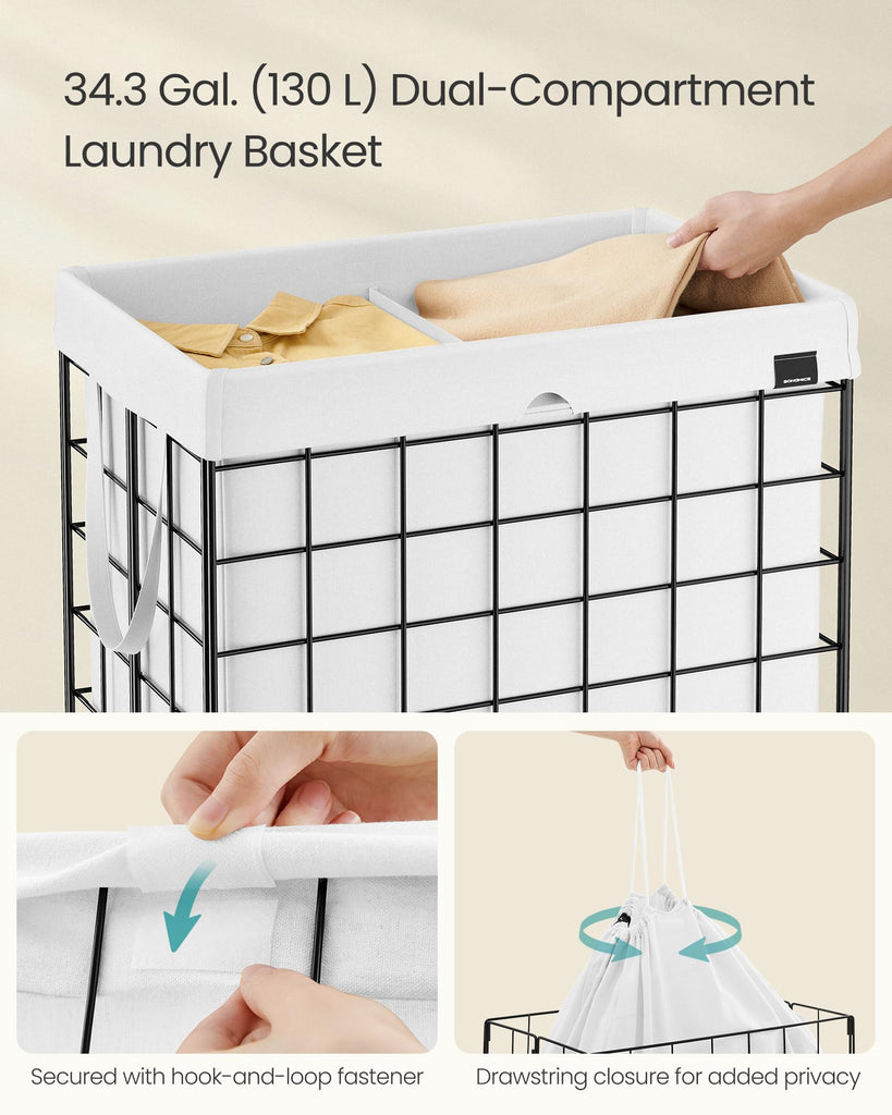 Laundry Hamper, Collapsible, 34.3 Gal. (130L)