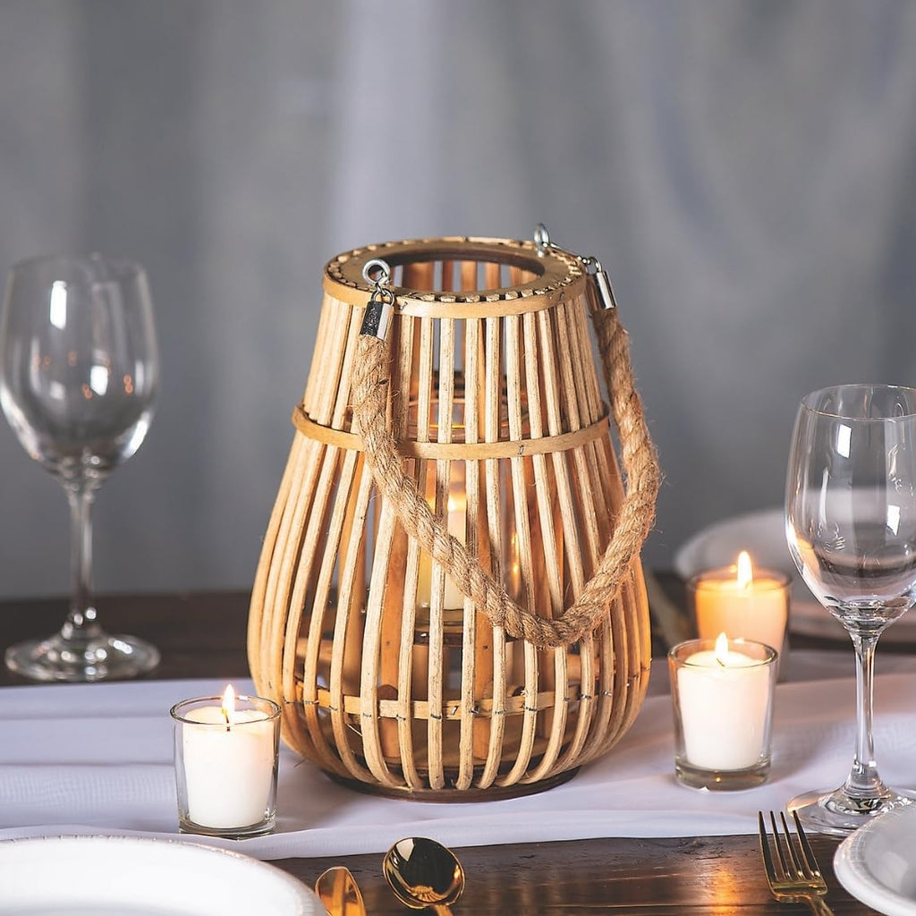 Natural Rattan Lantern
