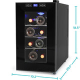 BD60026 Wine Cellar with LED Display (8-Bottle Capacity)