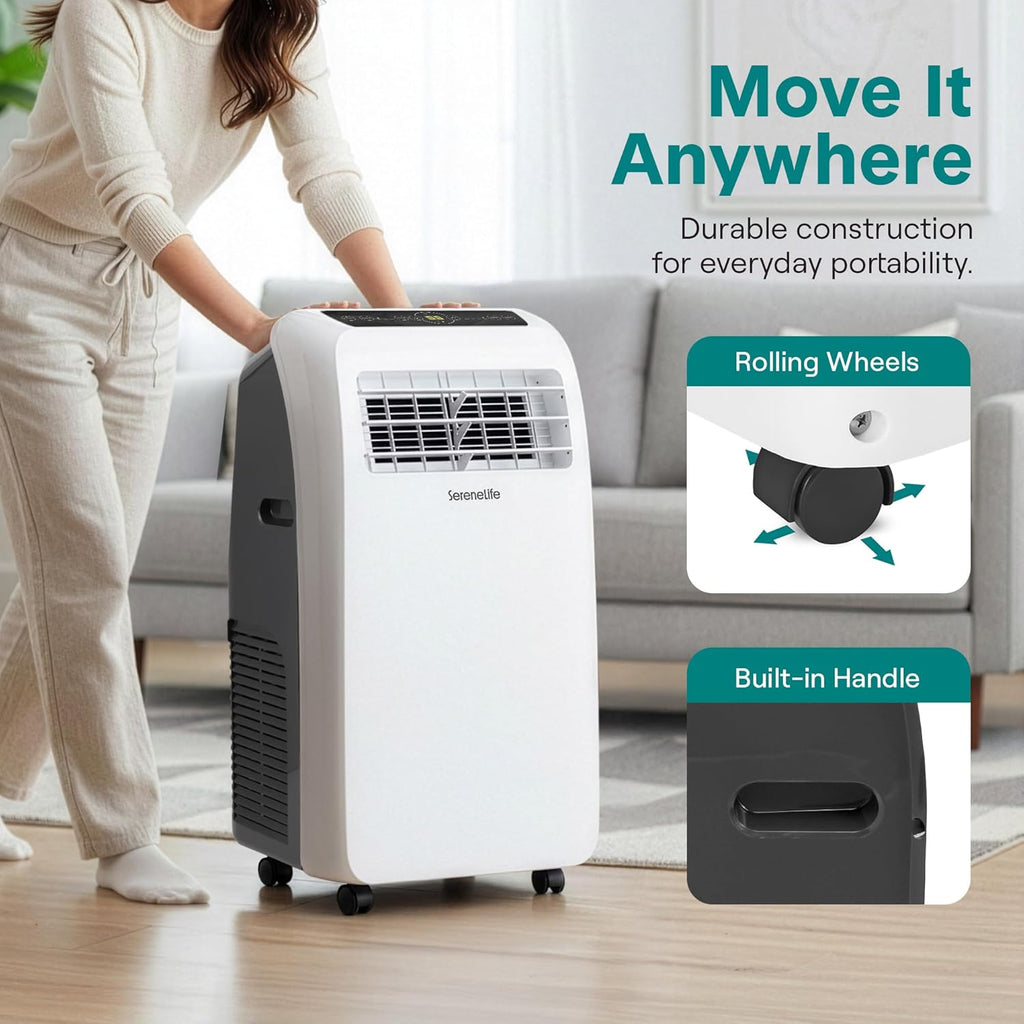 Portable Air Conditioner with Heat & Built-in Dehumidifier 12,000 BTU