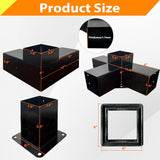 Pergola Kit with 3-Way Brackets & 4-Way Corner Brackets for  - Image 2